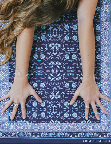 Printed yoga mat by Yogi Peace Club Yoga mats Australia