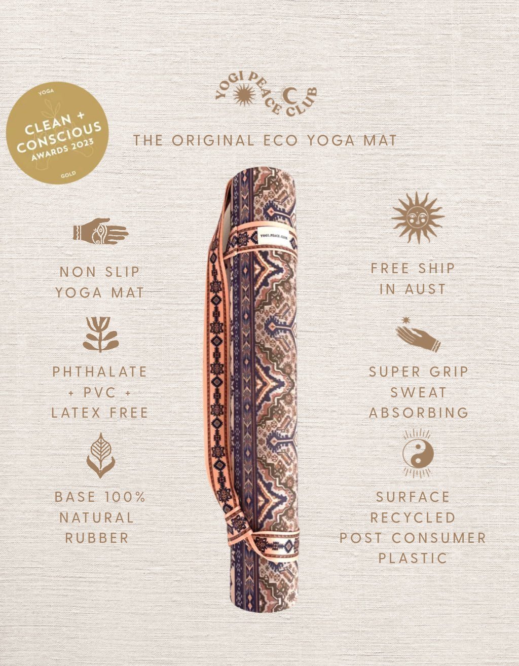 AWARD WINNING YOGA MAT