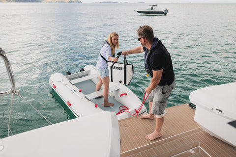 Board a True Kit yacht tender with confidence due to the stability