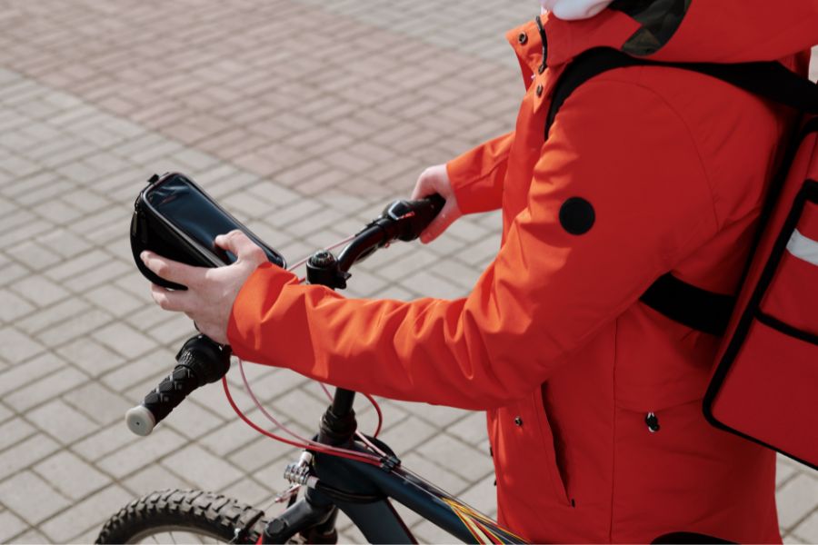 Cell Phone Mount on Ebike