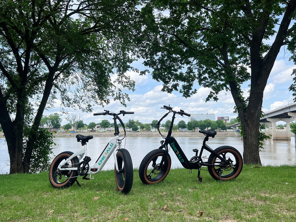 Two Emerald ebikes