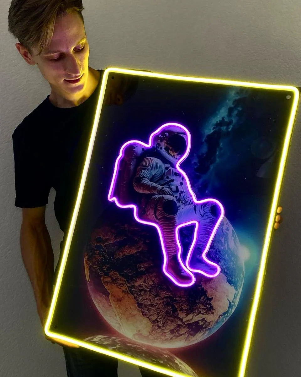 Captura donde muestran cuadros LED virales en redes sociales