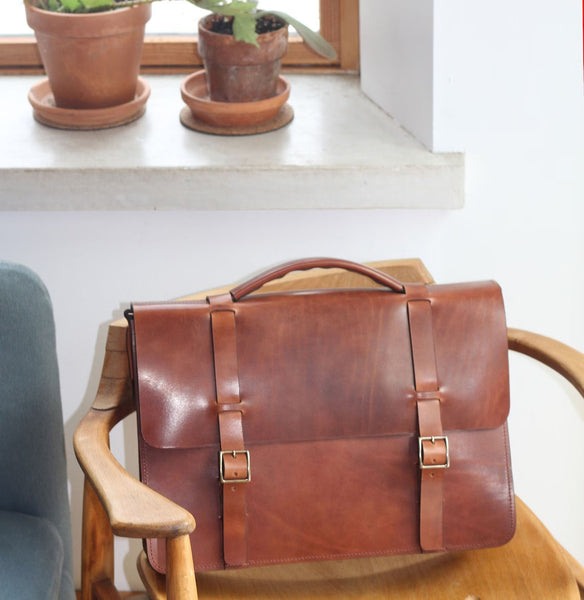 [PDF Pattern] Messenger bag pattern, office bag, briefcase pattern, Leather laptop bag pattern