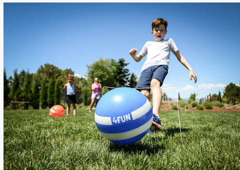 Giant kick croquet