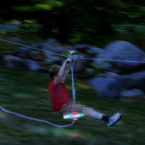 glow in the dark zipline