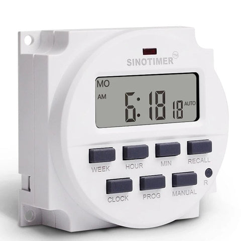 lighted address numbers timer