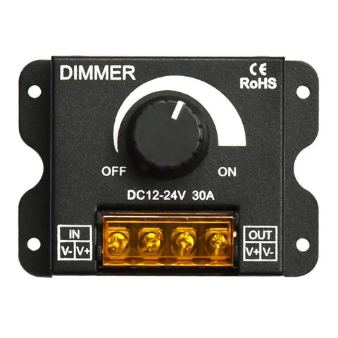 lighted house address number dimmer switch