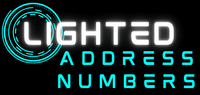 Lighted Address Numbers