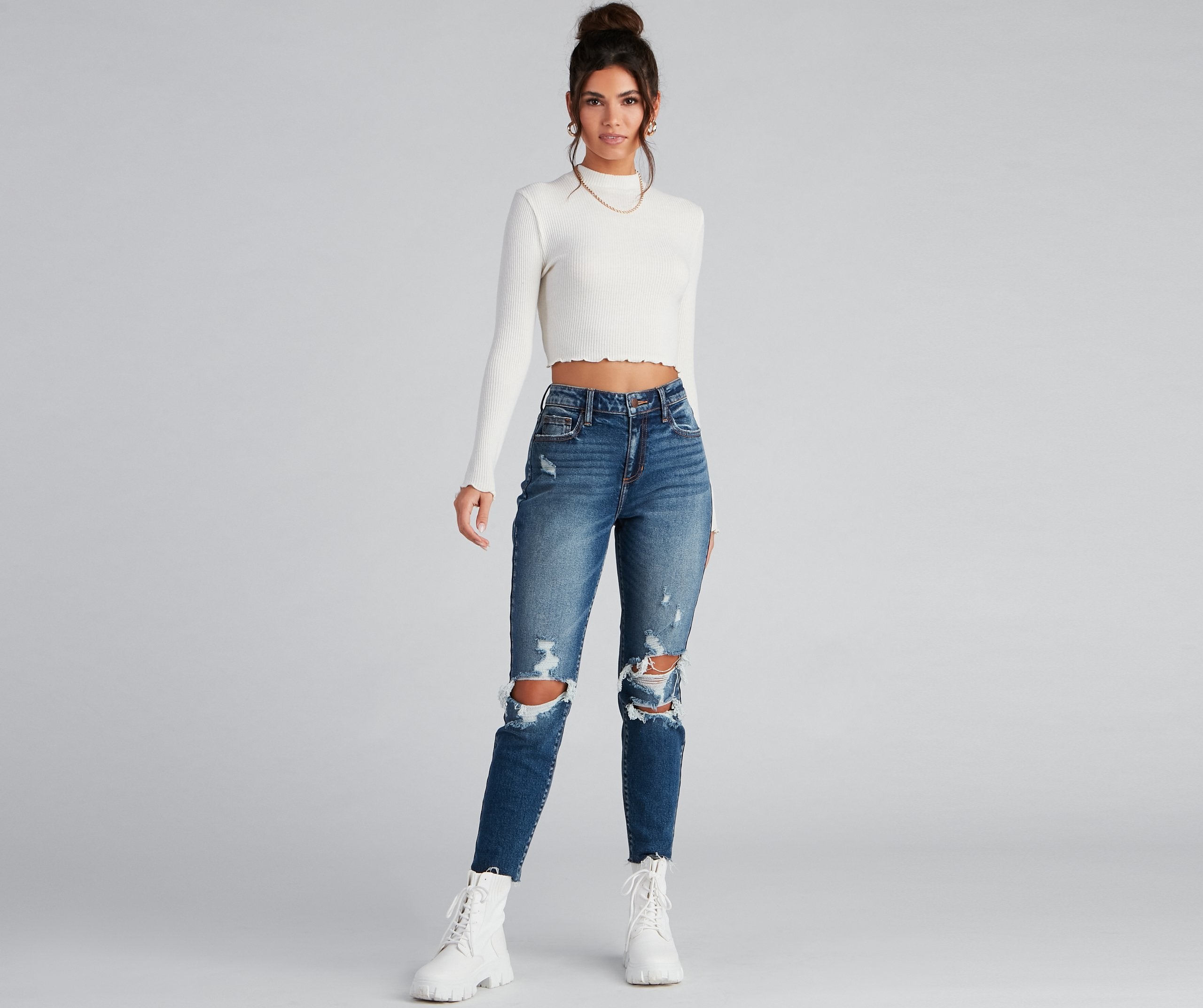 All About Knit Crop Top