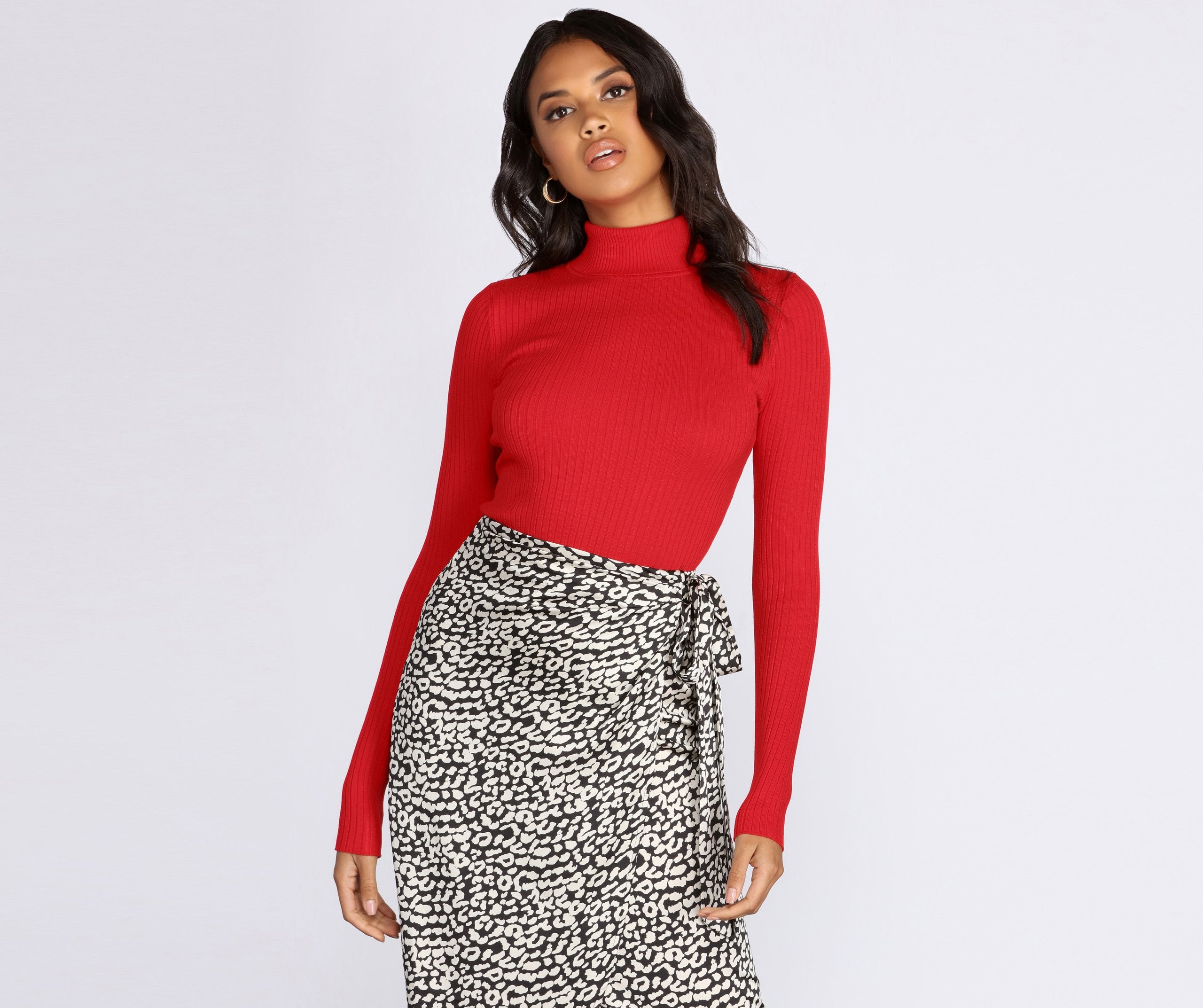 Keep It Cozy Turtleneck Sweater Bodysuit - Image 6