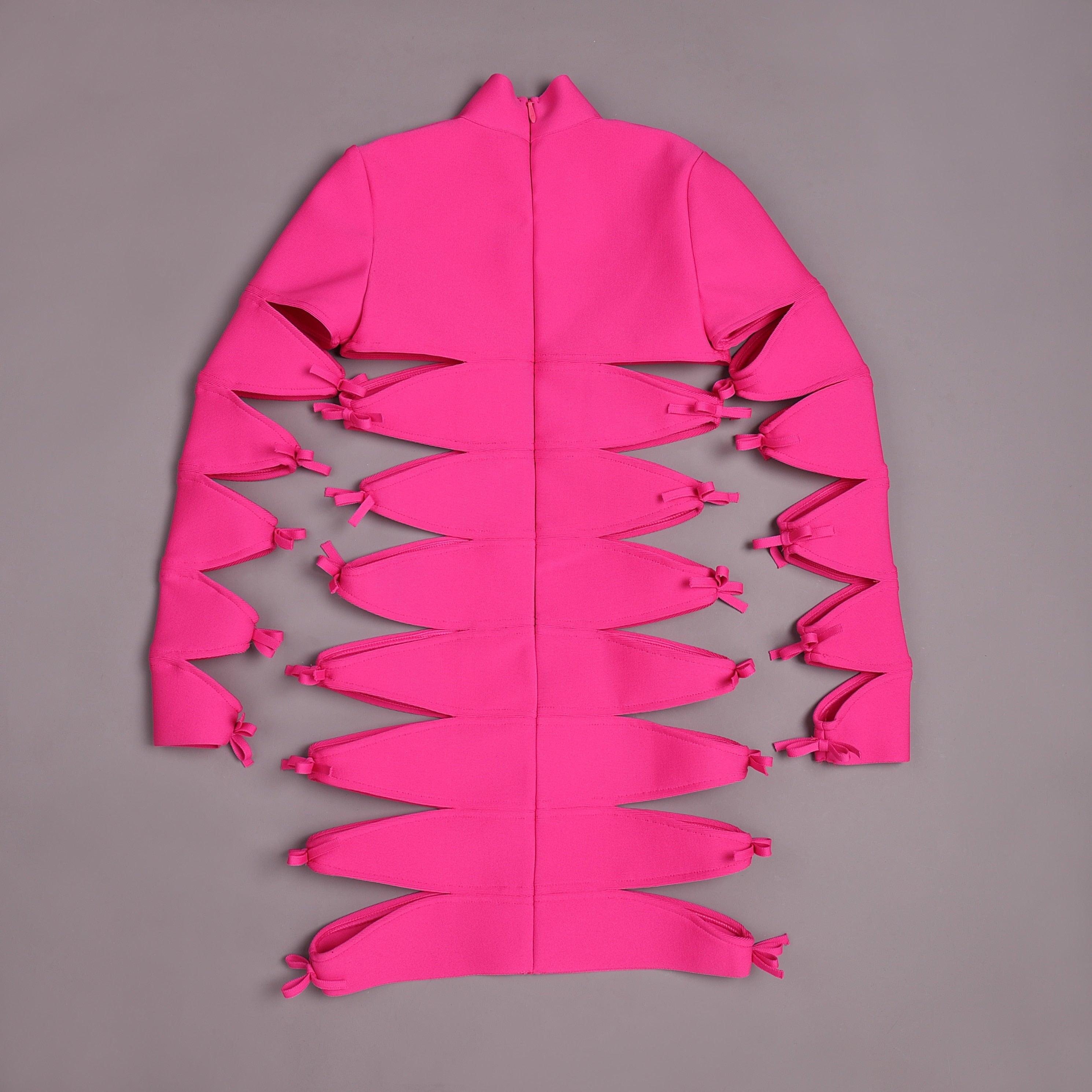 Neon Nymph Bandage Cutout Mini Dress - Image 15