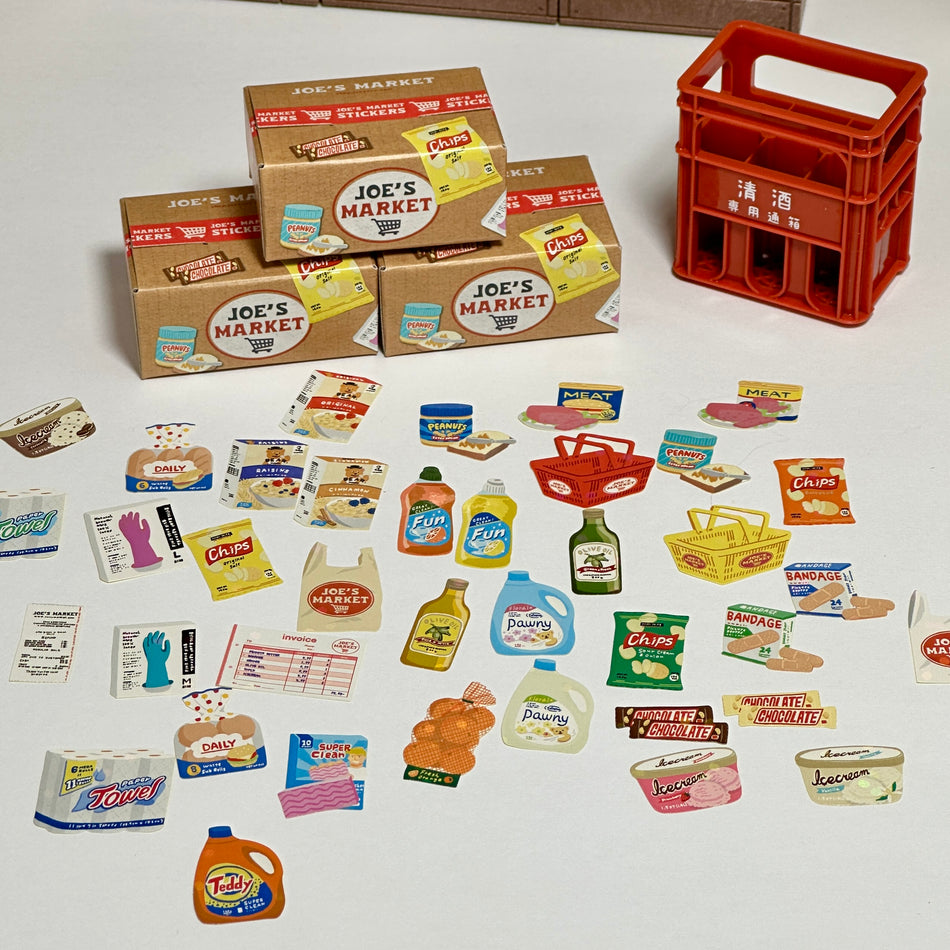 Miniature Shipping Box Flake Sticker Set - Caution Fragile – GiantRobotStore