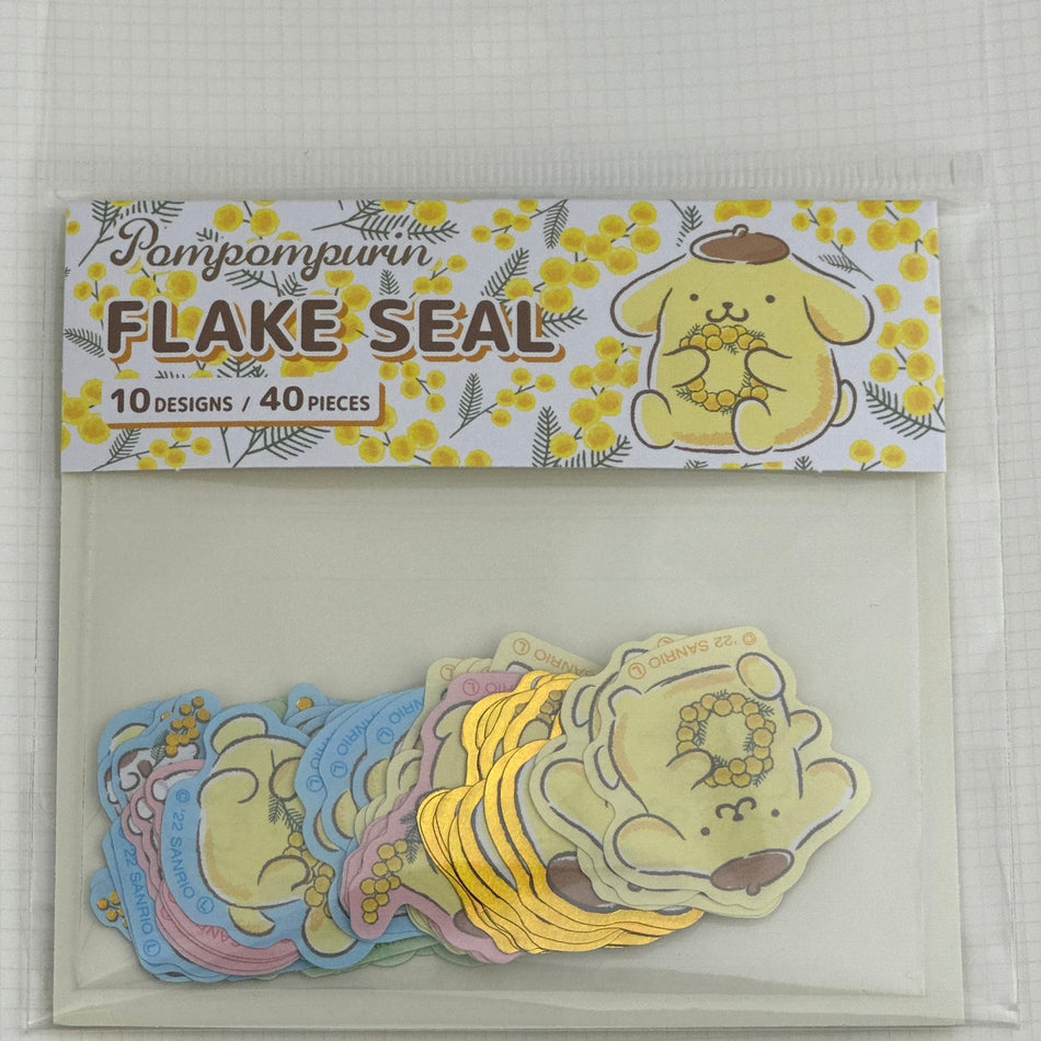 Sanrio x Daiso Imported Flake Stickers (40 pack) - Cinnamoroll