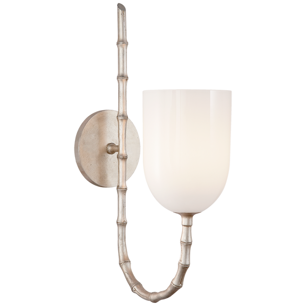 Clemente Wall Light in Hand-Rubbed Antique Brass, Visual Comfort