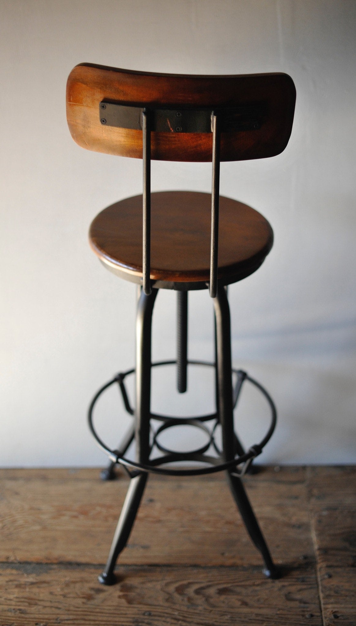 Industrial Metal and Wood Counter Stools | SHOP NECTAR - Industrial Metal and Wood Counter Stools