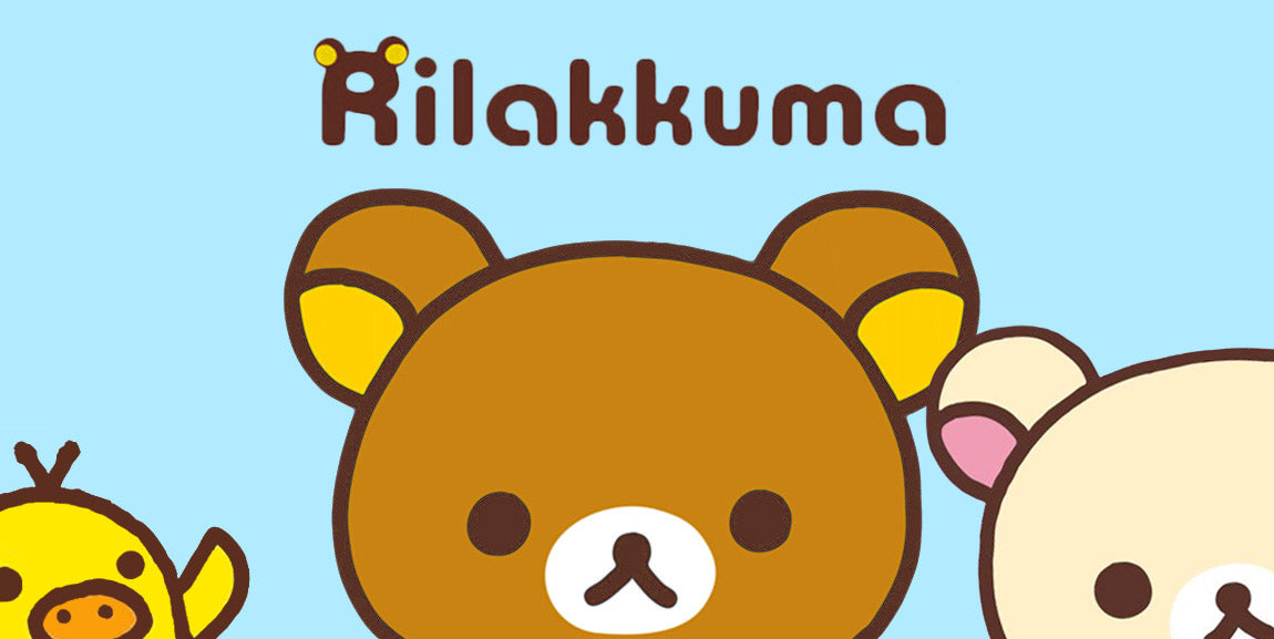 rilakkuma sur fond bleu