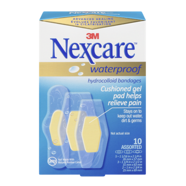 Nexcare Waterproof Hydrocolloid Bandages