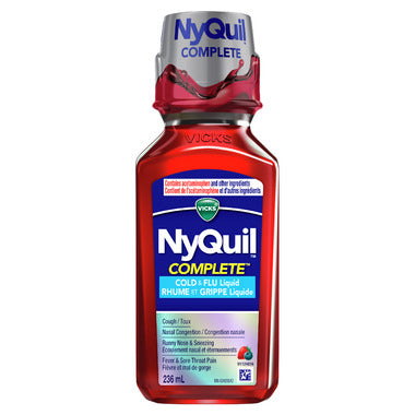 Vicks NyQuil Complete Cold & Flu Liquid Berry