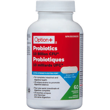 Option+ Extra Strength Probiotic 10 Billion CFU