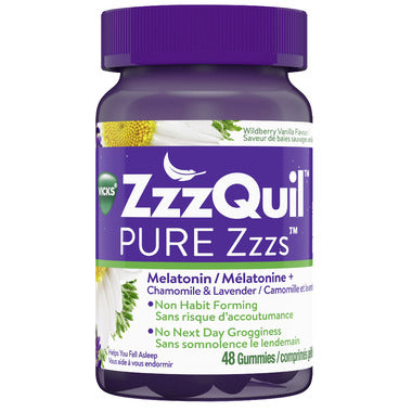 Vicks ZzzQuil PureZzz Melatonin Gummies