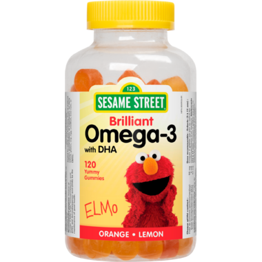 Webber Naturals Sesame Street Brilliant Omega-3 with DHA Gummies