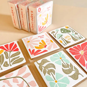 Truth Papers Modern Floral Mini Card Set - Awayday