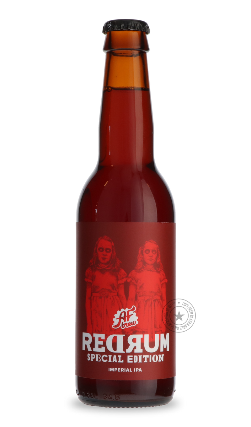 Find and buy AF Brew Redrum Special Edition at Beer Republic. Europe's no.1 store for the best craft beer from America, United States, Russia, New Zealand, Canada, Norway, Estonia, The Netherlands, Holland, Spain, Belgium, Latvia, Sweden, like ipa, stout, porter, barley wine, pale ale, blond, quadrupel, hard seltzer, dark, light beer and more.