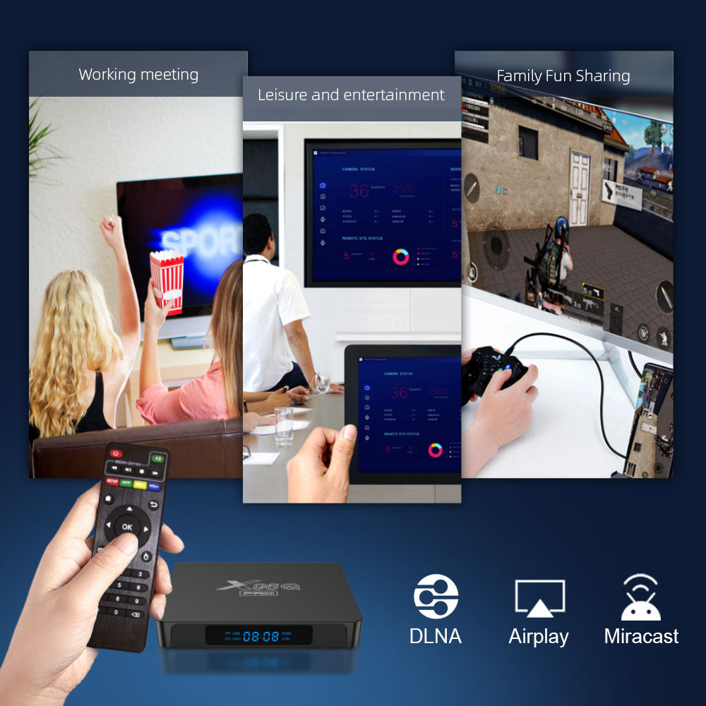 X96Q Pro Quad Core Allwinner H313 Android 10 Dual Dual WiFi  TV Box