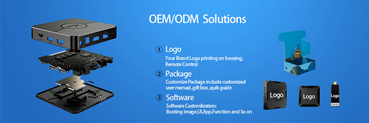 OEM ODM tv box set top box hardware solution provider