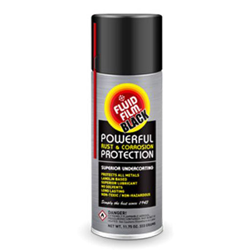 6PK Fluid Film Black 11.75oz Rust & Corrosion Protection Prevention Aerosol  Cans