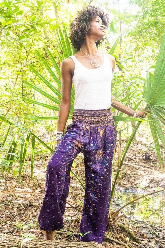 Burgundy ELEPHANT Pants Women Boho Pants Hippie Pants Yoga