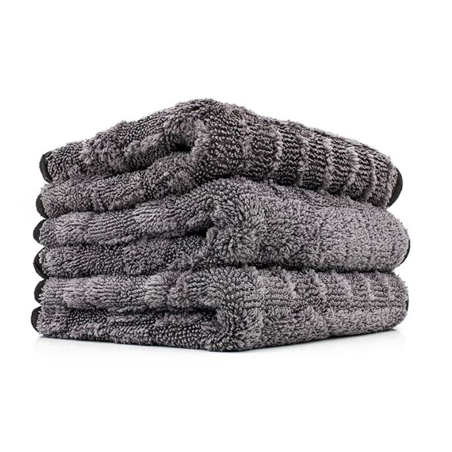 [Amphibian] Dual Side Microfiber Car Drying Towel - One Side Twist, One  Side Plush - 20x30 (Green/Gray)