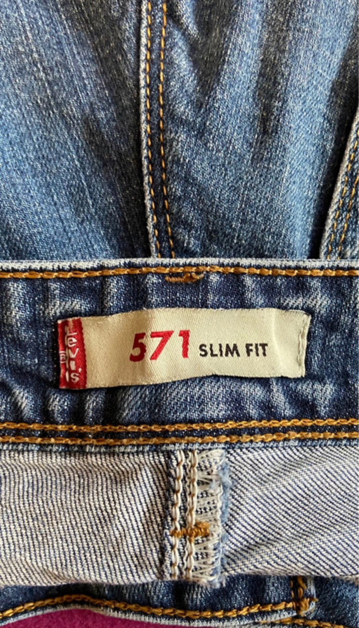Levis 571 slim jeans W30 L34 – Friperie Sablaise