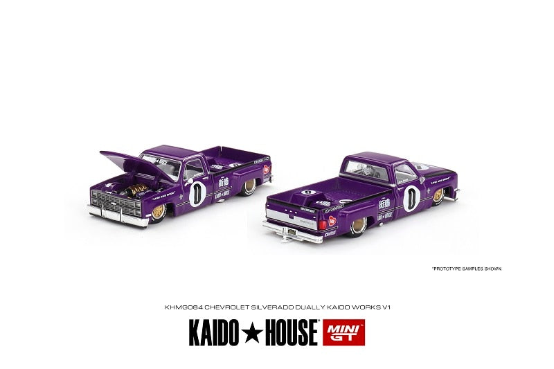 **Pre-Order** Kaido House x MINI GT 1:64 Chevrolet Silverado Dually KAIDO V1 Diecast Model Car