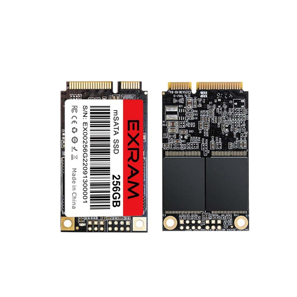 EXRAM Mini MSATA SSD 128GB 256GB 512GB 1TB SATA III For Computer Internal Solid State Hard Drive For Ultrabook Desktop