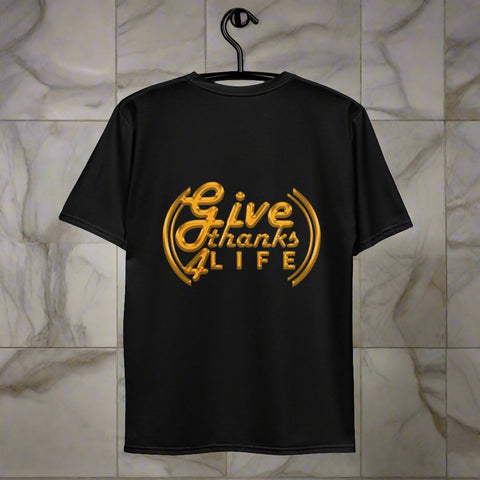 #GT4L Men's Black Back Print T-shirt. Branded Clothing and Accessories