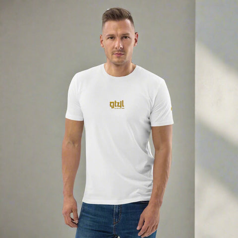 #GT4L Men's Embroidered Organic Cotton T-shirt. Branded Clothing and Accessories