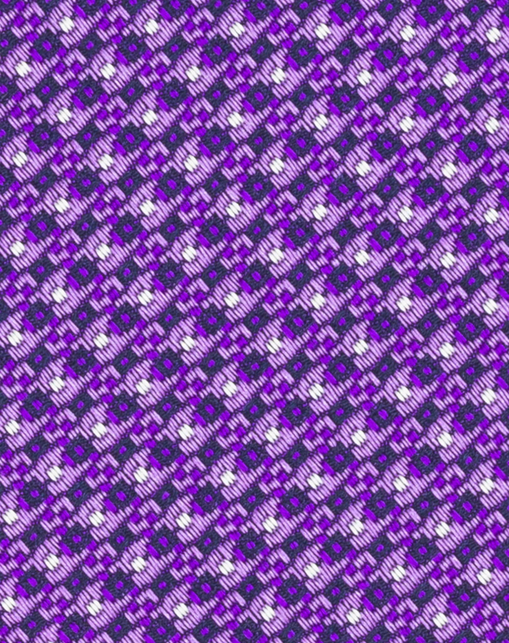 Purple Woven Micro Textured Tie