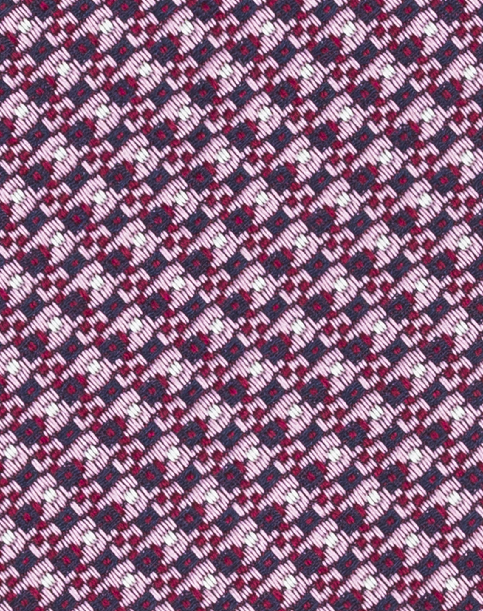 Pink Woven Micro Textured Tie