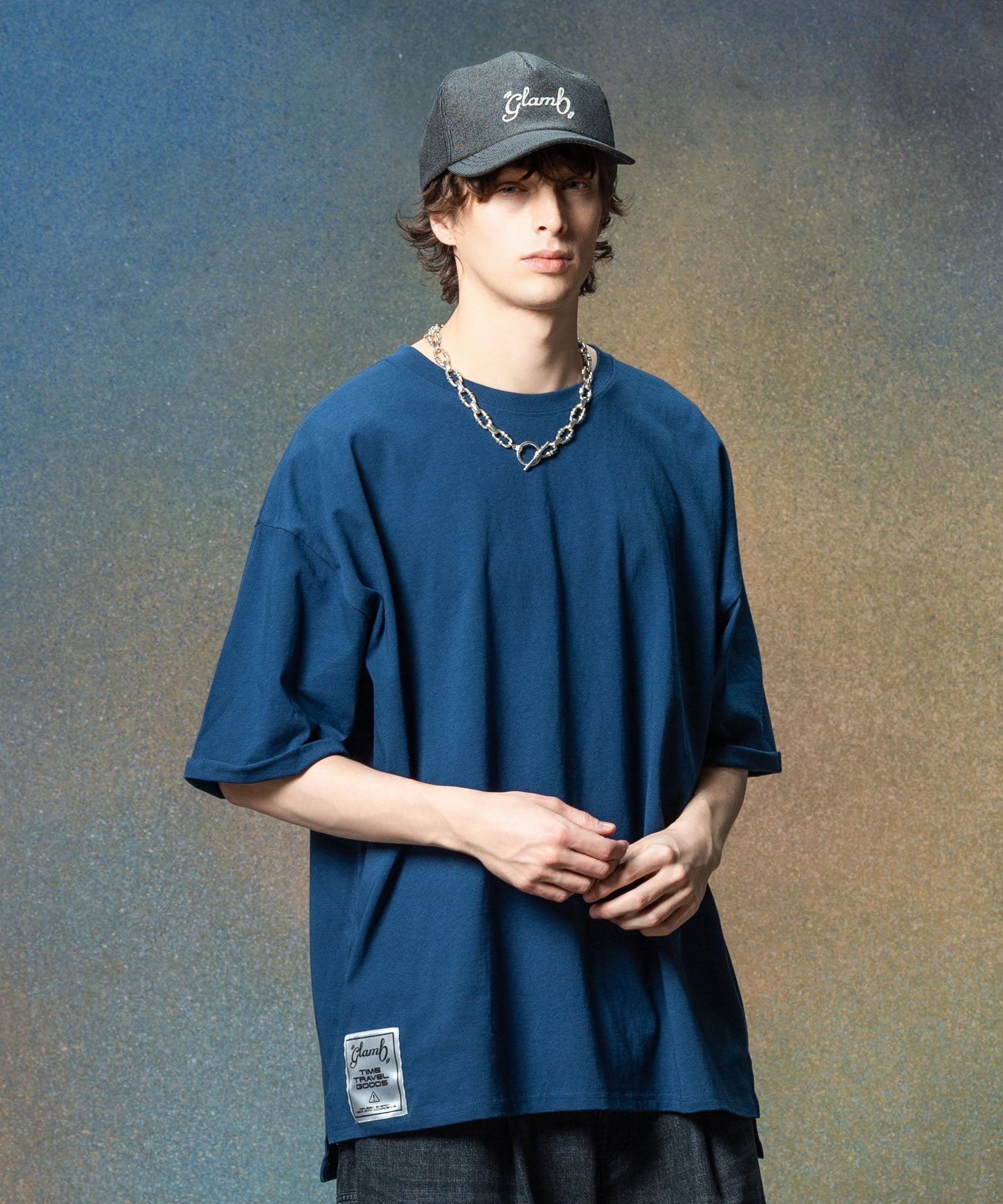 GB0225/CS15 : Silver Tag Oversize T-Shirt