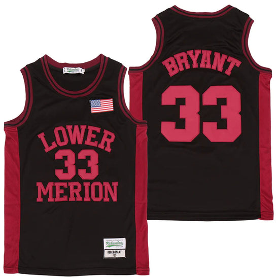 McDonald's All American Basketball Jerseys 33# Bryant Blue White All  Stitched