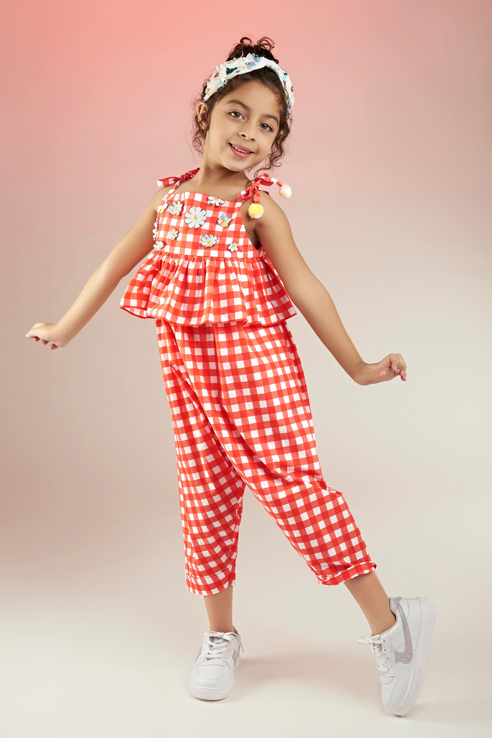 Check Out Daisies Printed Jumpsuit Kids – Joey &