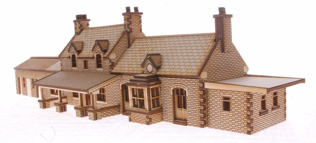 00 gauge laser cut buildings