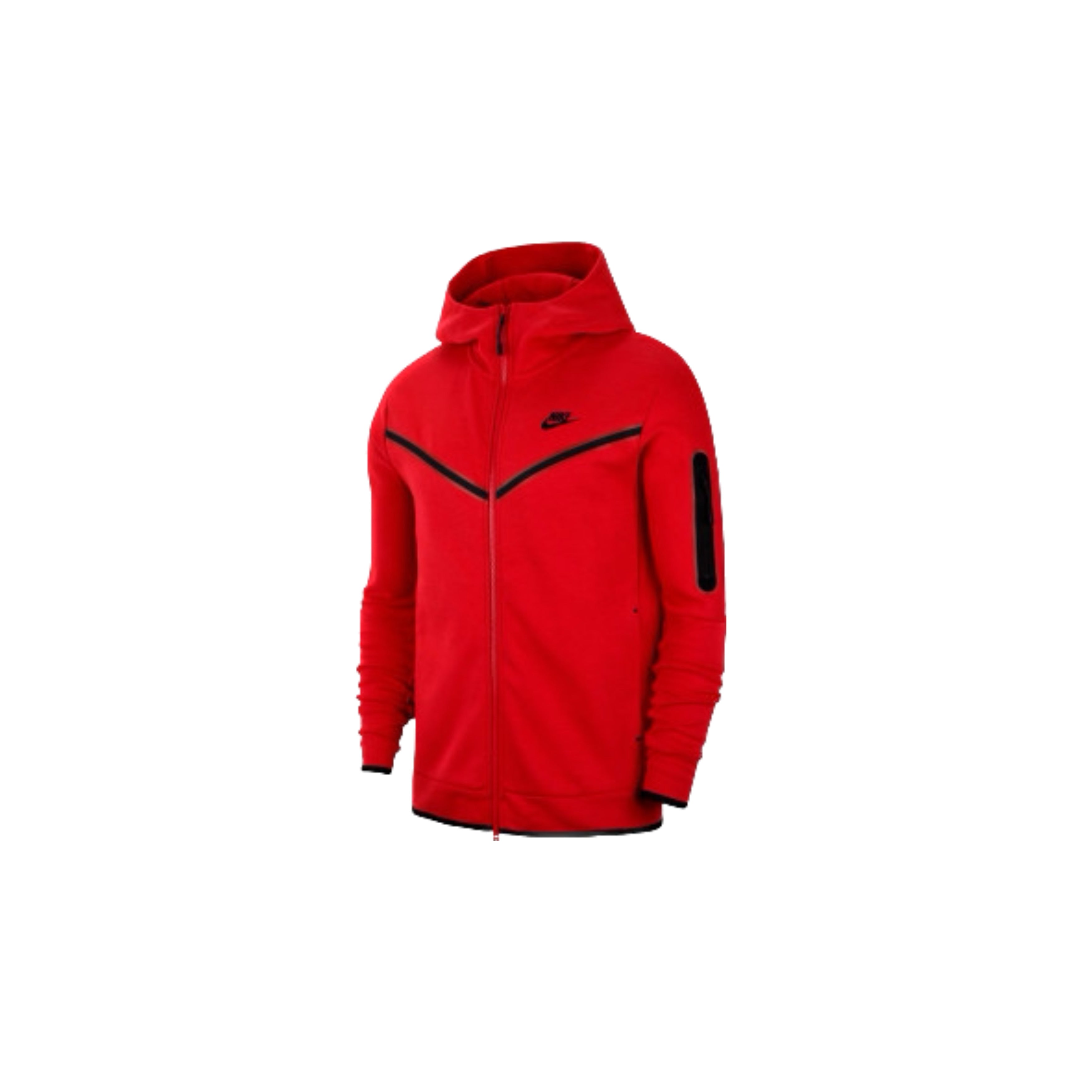 Nike Red Tech Zip Hoodie – Thirtyfourthreads