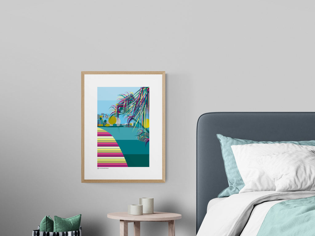 The Boardwalk art print, inspired by Singapore.