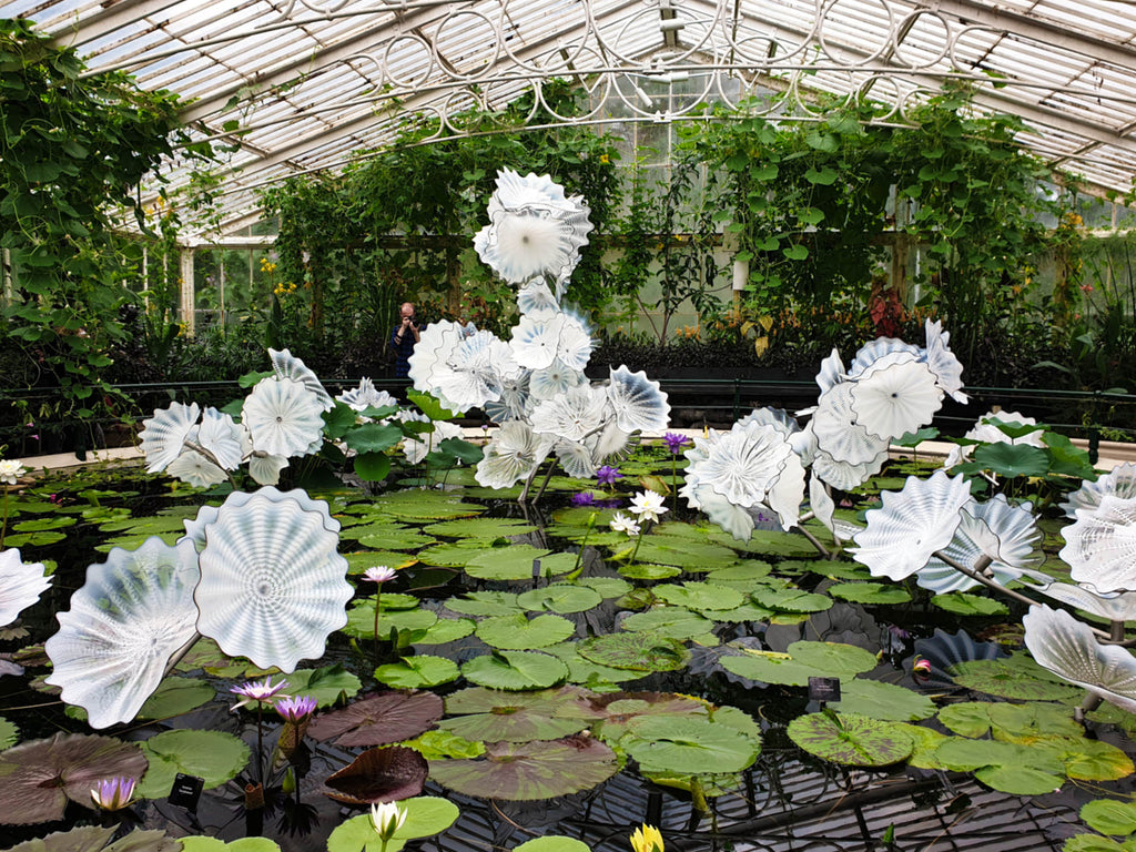 Dale Chihuly, Ethereal White Persian Pond