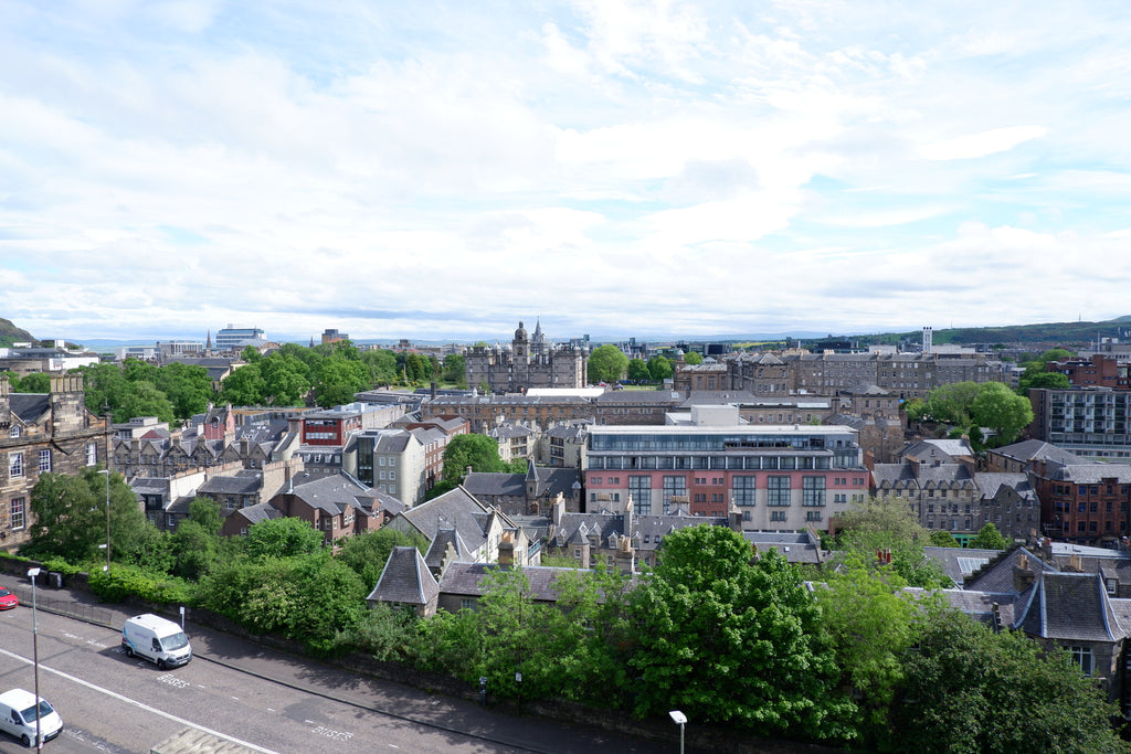 views from outside of Edinburgh Castle