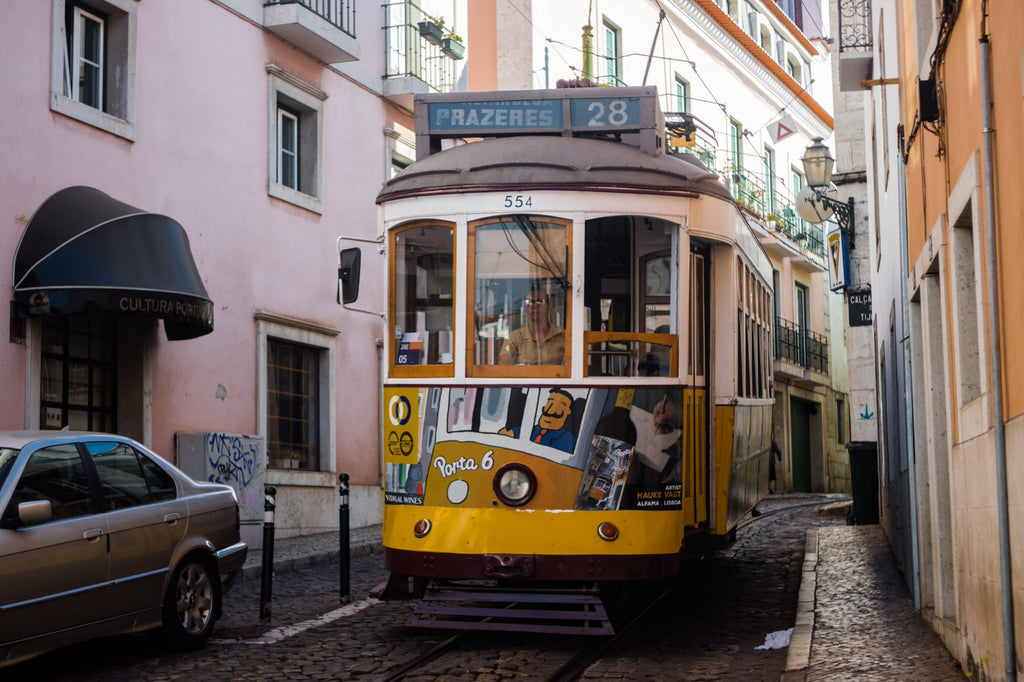 Image of Tram 28 via Unsplash.com Portuguese Gravity @portuguesegravity