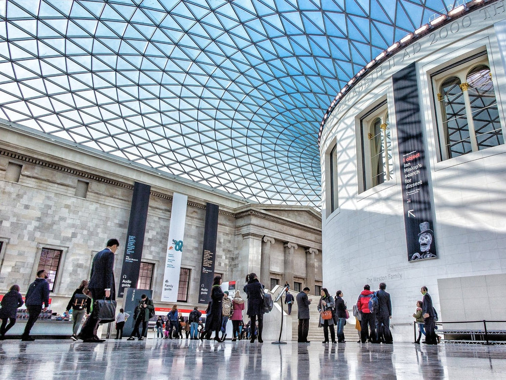 British Museum interior via Unsplash.com