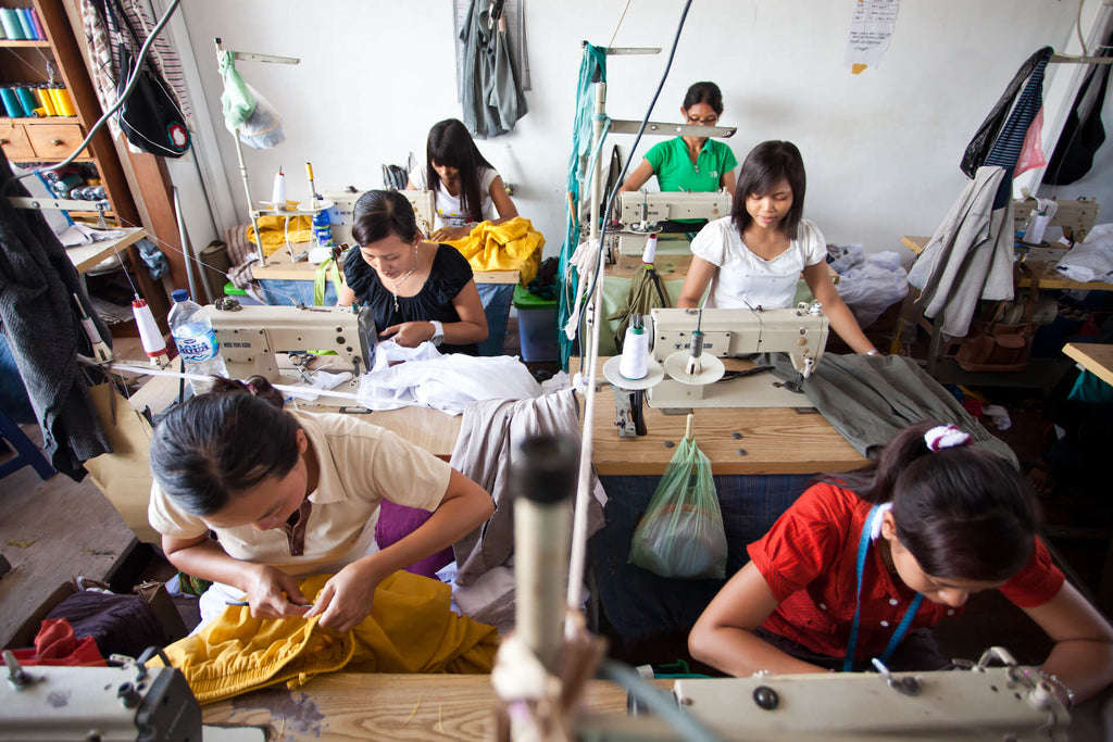 Seamstress Sewing Clothes